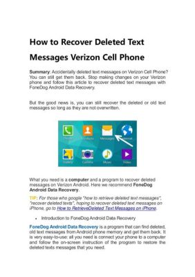 Can Verizon Print Out Deleted Text Messages: Exploring the Boundaries of Digital Privacy and Data Recovery